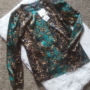 Evan Picone Top New Long Sleeve Lightweight Womens Size 6 New